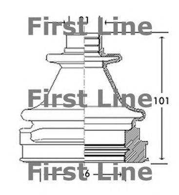 FIRST LINE fcb2769 -  Пыльник, приводной вал